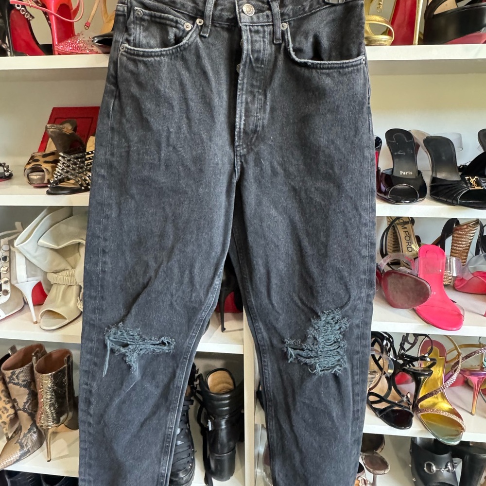 AGOLDE Black Denim Jeans